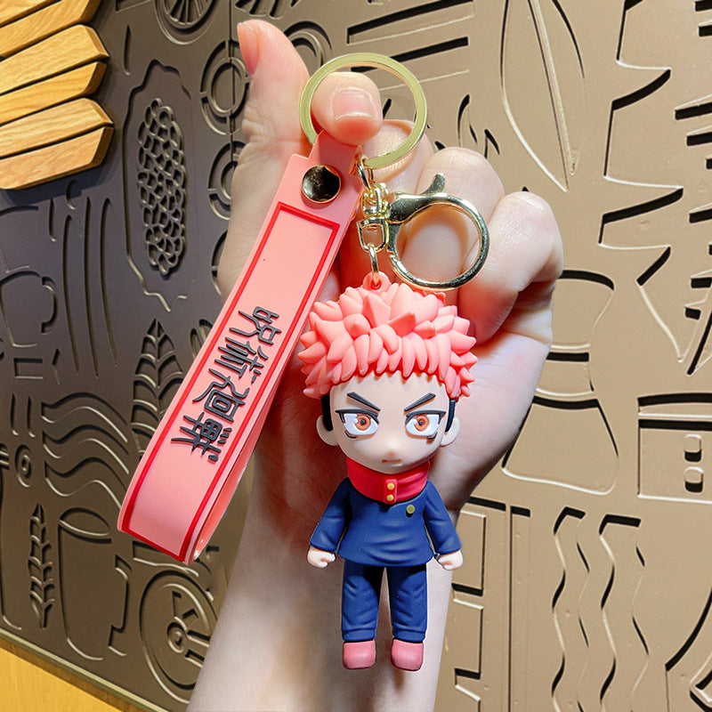 Breloc cu Yuji Itadori din seria Jujutsu Kaisen