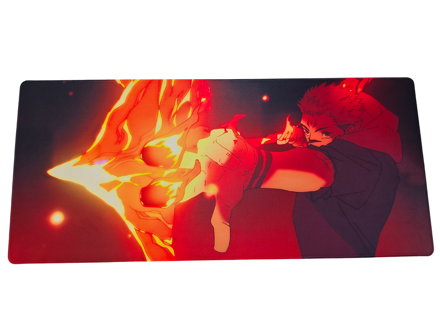 Mousepad din seria Jujutsu Kaisen cu personajul Sukuna privit din profil