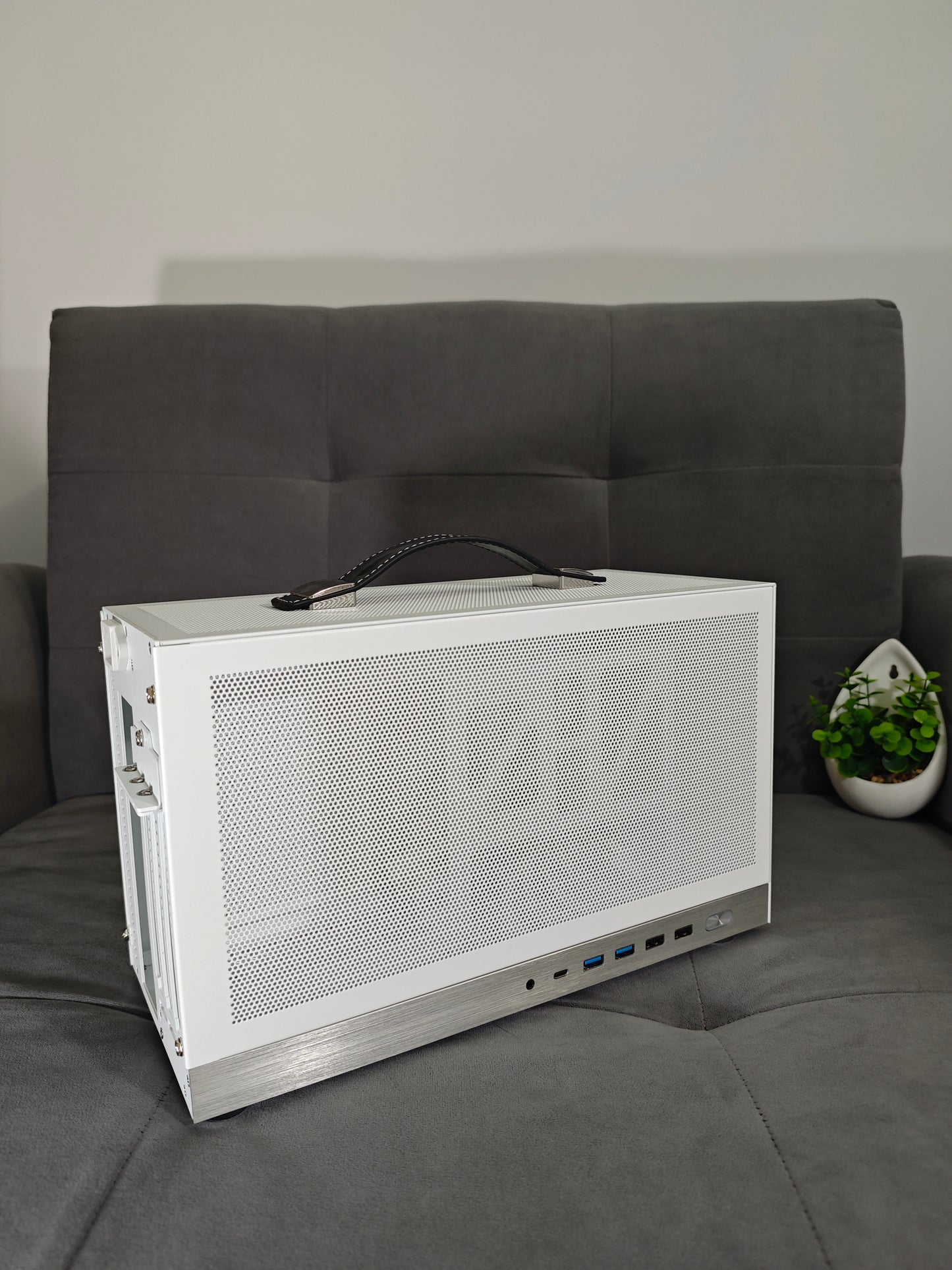 Carcasa PCraft S400 ITX Alb