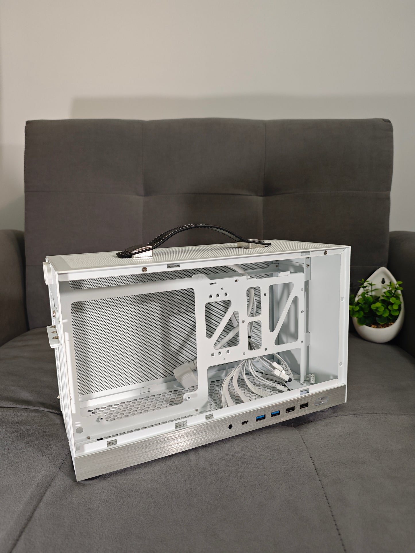 Carcasa PCraft S400 ITX Alb