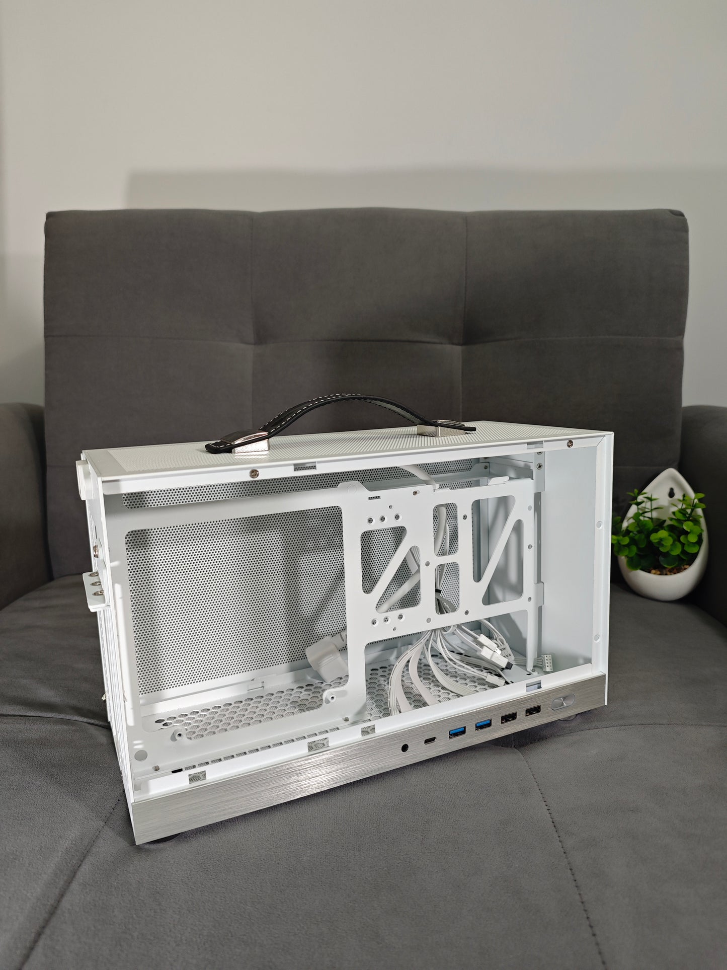 Carcasa PCraft S400 ITX Alb