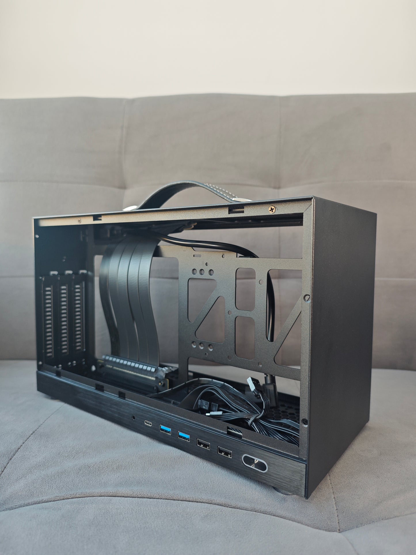 Carcasa PCraft S400 ITX Negru