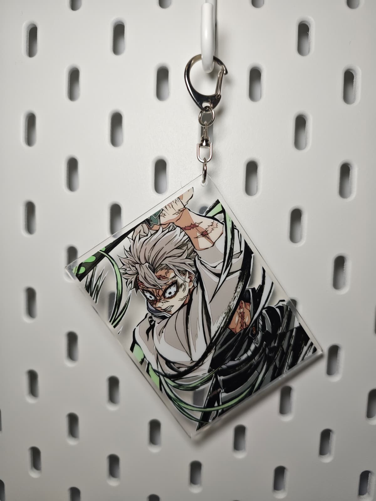 Breloc acrilic dreptunghiular Sanemi - Demon Slayer