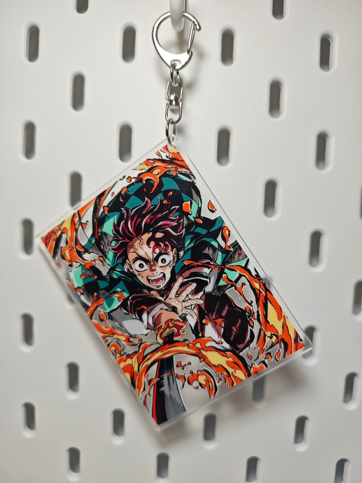 Breloc acrilic dreptunghiular Tanjiro - Demon Slayer