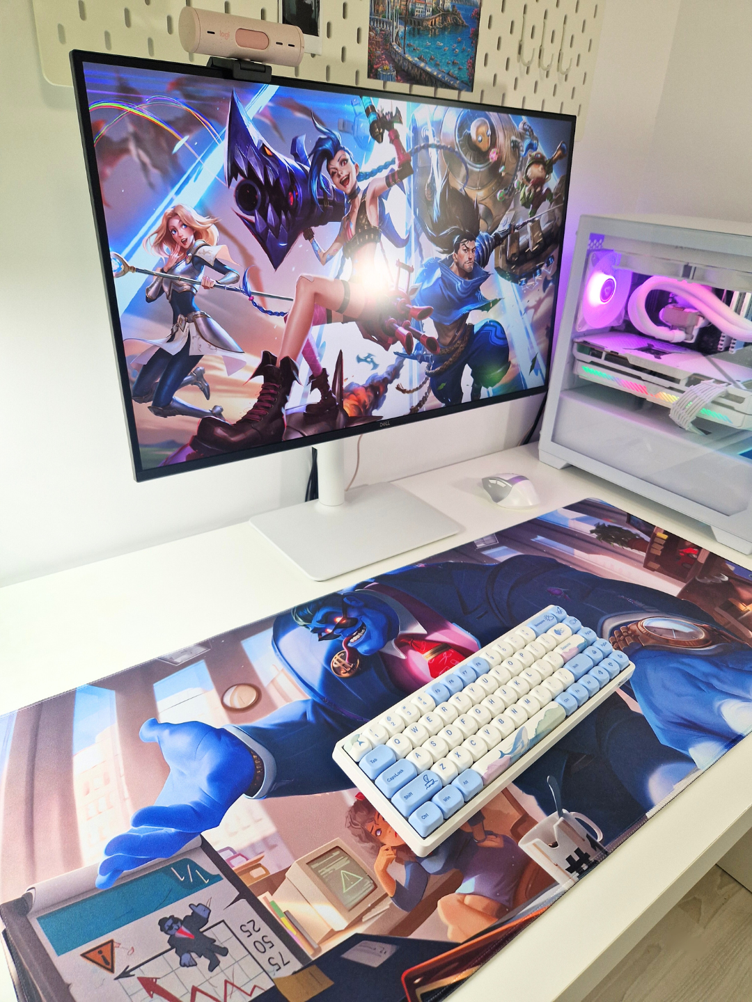 mousepad dr mundo league of legends pe birou