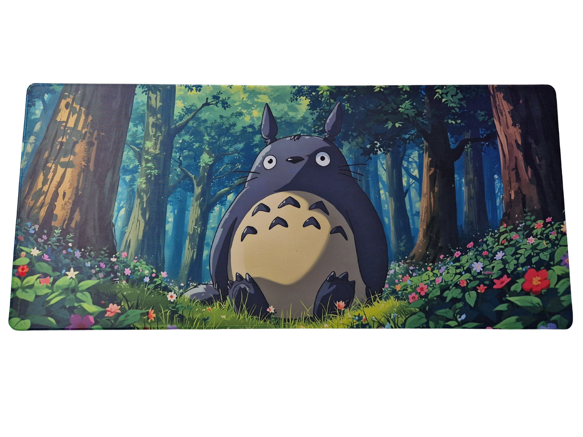 Mousepad Ghibli cu Totoro in padure privit din ansamblu